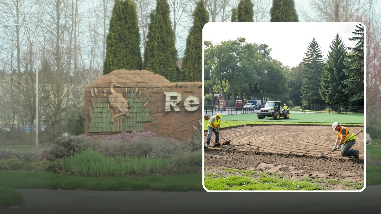 Infield Mix Renovation in Renton, King County, WA - Reconditioning of skinned infield surfaces to correct grade, restore drainage, and improve ball response.