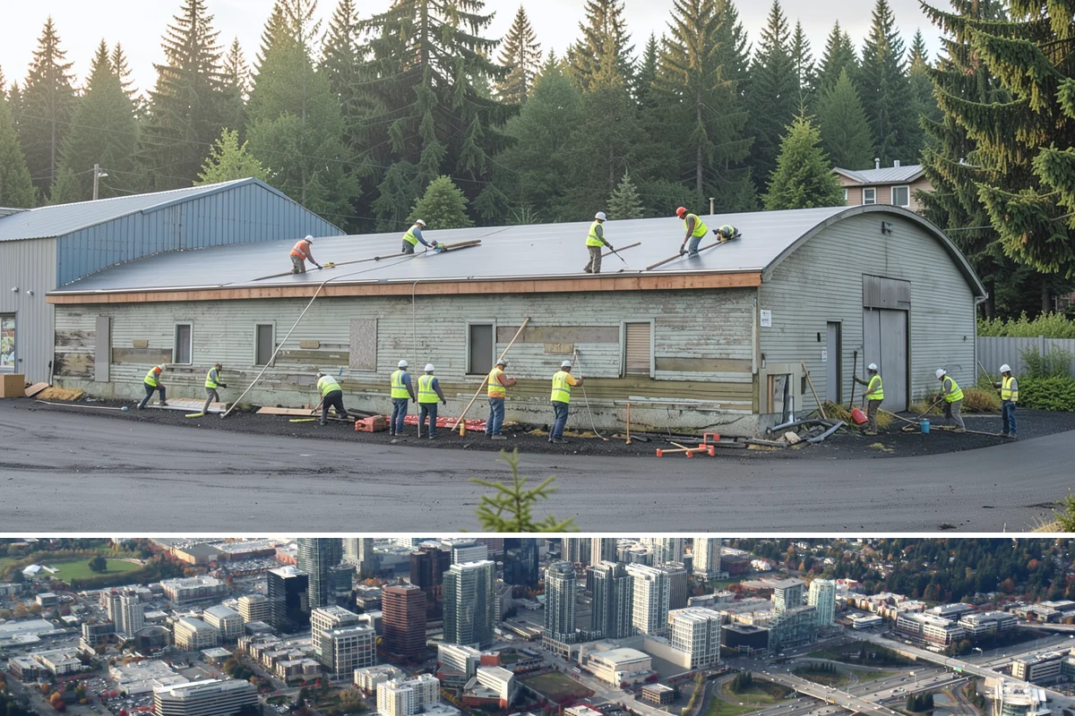 Informational Signs in Bellevue, King County, WA - Fabrication and installation run year-round, with interpretive projects at outdoor sites often timed for the drier season to...