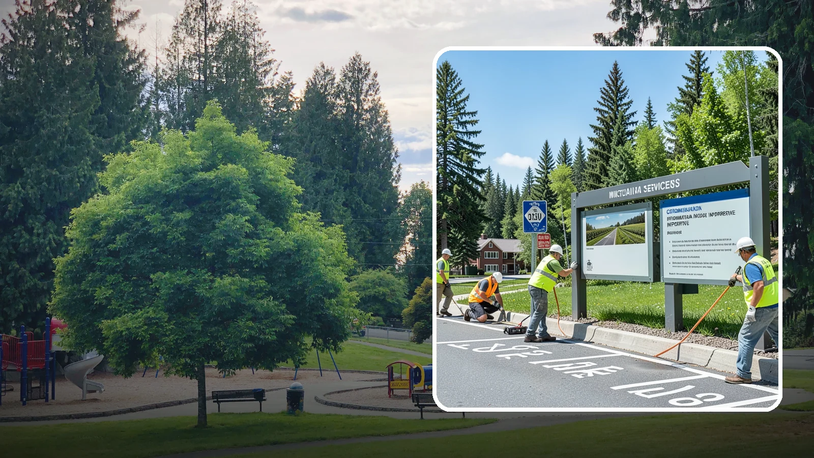 Informational Signs in Bonney Lake, Pierce County, WA - We fabricate and install informational and interpretive signage for public facilities, programs, and points of interest.