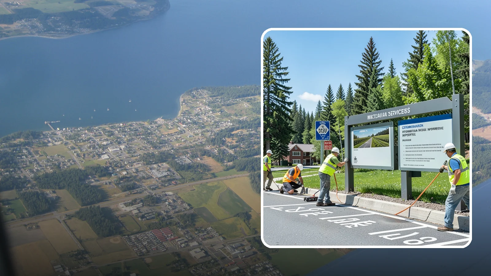 Informational Signs in Coupeville, Island County, WA - We fabricate and install informational and interpretive signage for public facilities, programs, and points of interest.