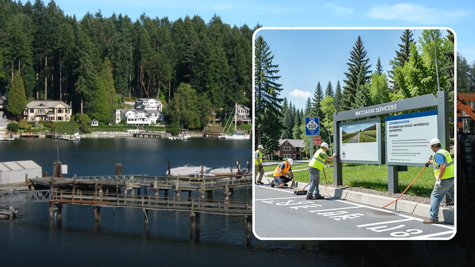 Informational Signs in Gig Harbor, Pierce County, WA - We fabricate and install informational and interpretive signage for public facilities, programs, and points of interest.