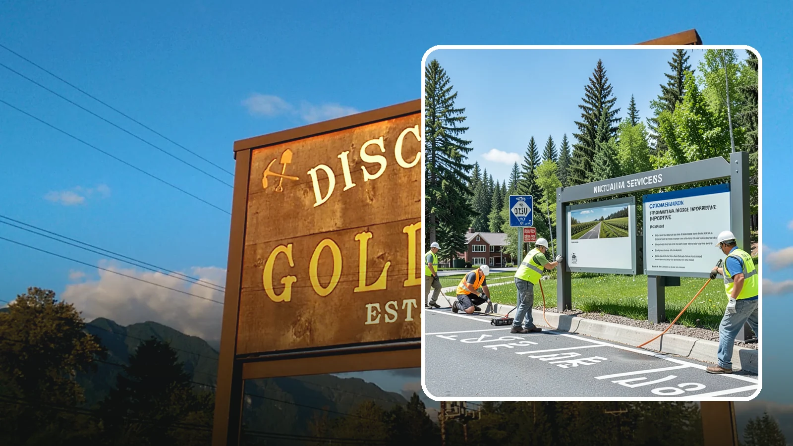 Informational Signs in Gold Bar, Snohomish County, WA - We fabricate and install informational and interpretive signage for public facilities, programs, and points of interest.