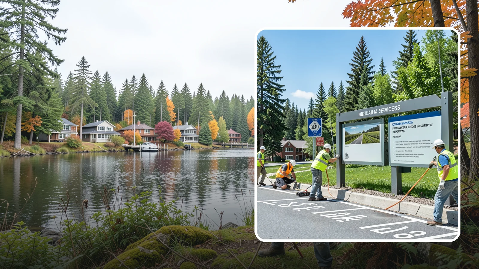 Informational Signs in La Conner, Skagit County, WA - We fabricate and install informational and interpretive signage for public facilities, programs, and points of interest.