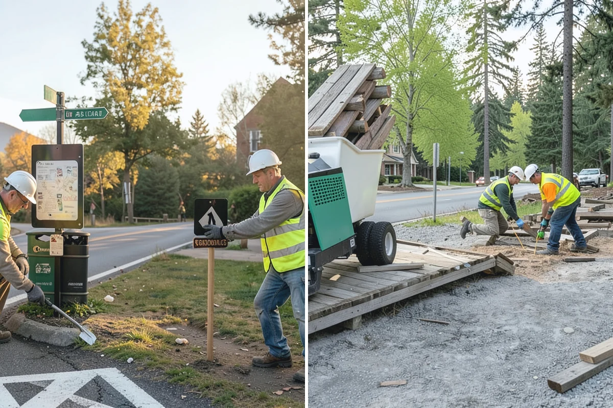 Informational Signs in Wilkeson, Pierce County, WA - Gather content, images, and brand standards from your staff