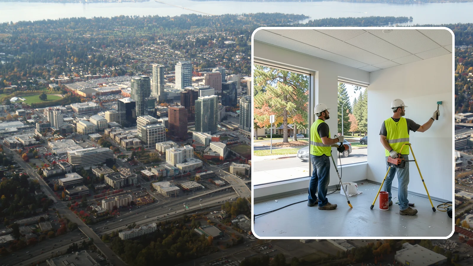 Interior Painting in Bellevue, King County, WA - Refresh and protect public building interiors with durable, low-disruption painting scheduled around operations.