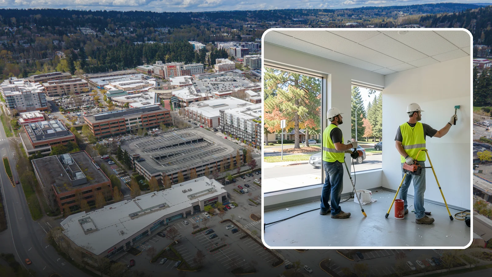 Interior Painting in Redmond, King County, WA - Refresh and protect public building interiors with durable, low-disruption painting scheduled around operations.