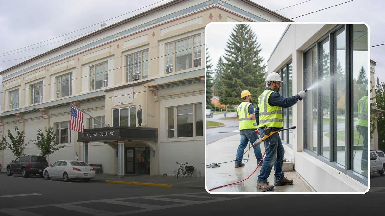 Interior Window Washing in Anacortes, Skagit County, WA - Streak-free interior glass keeps lobbies, offices, and partitions bright and professional for the public.