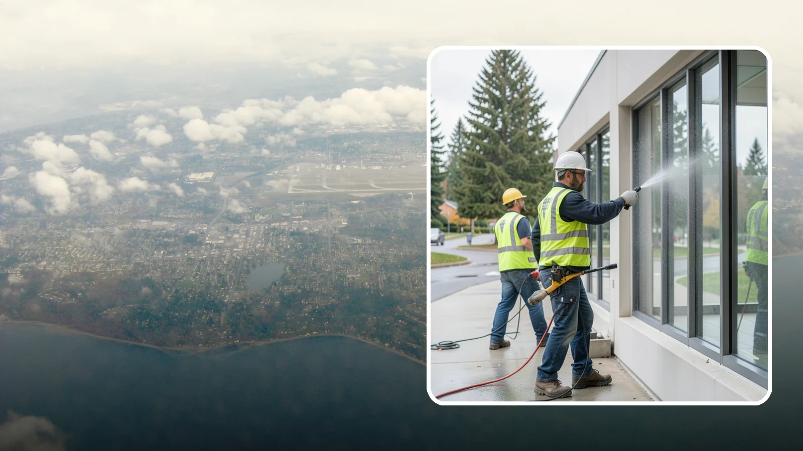 Interior Window Washing in Burien, King County, WA - Streak-free interior glass keeps lobbies, offices, and partitions bright and professional for the public.
