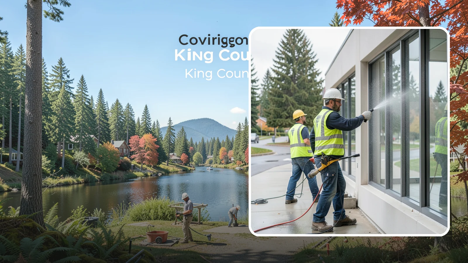 Interior Window Washing in Covington, King County, WA - Streak-free interior glass keeps lobbies, offices, and partitions bright and professional for the public.