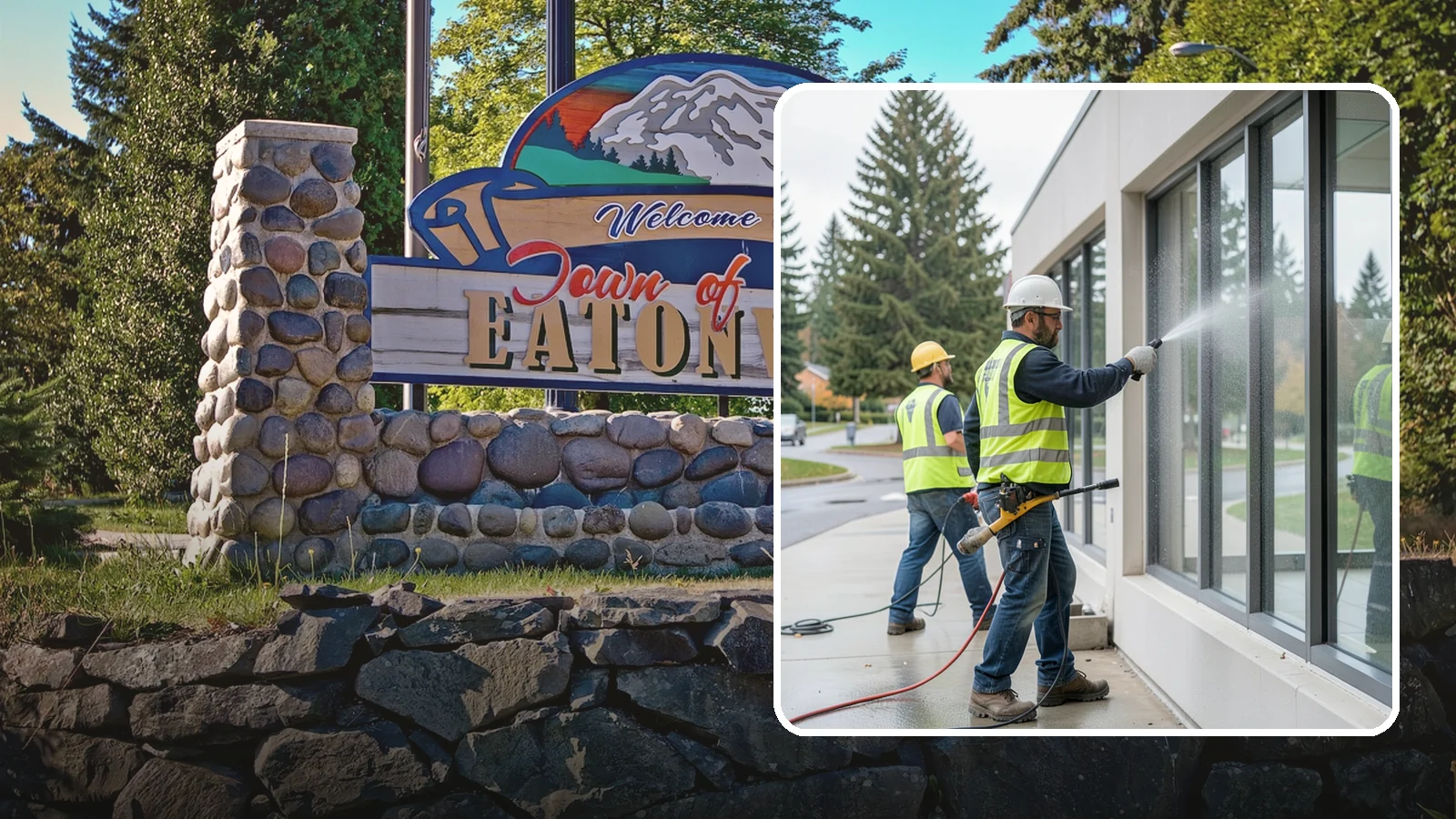 Interior Window Washing in Eatonville, Pierce County, WA - Streak-free interior glass keeps lobbies, offices, and partitions bright and professional for the public.