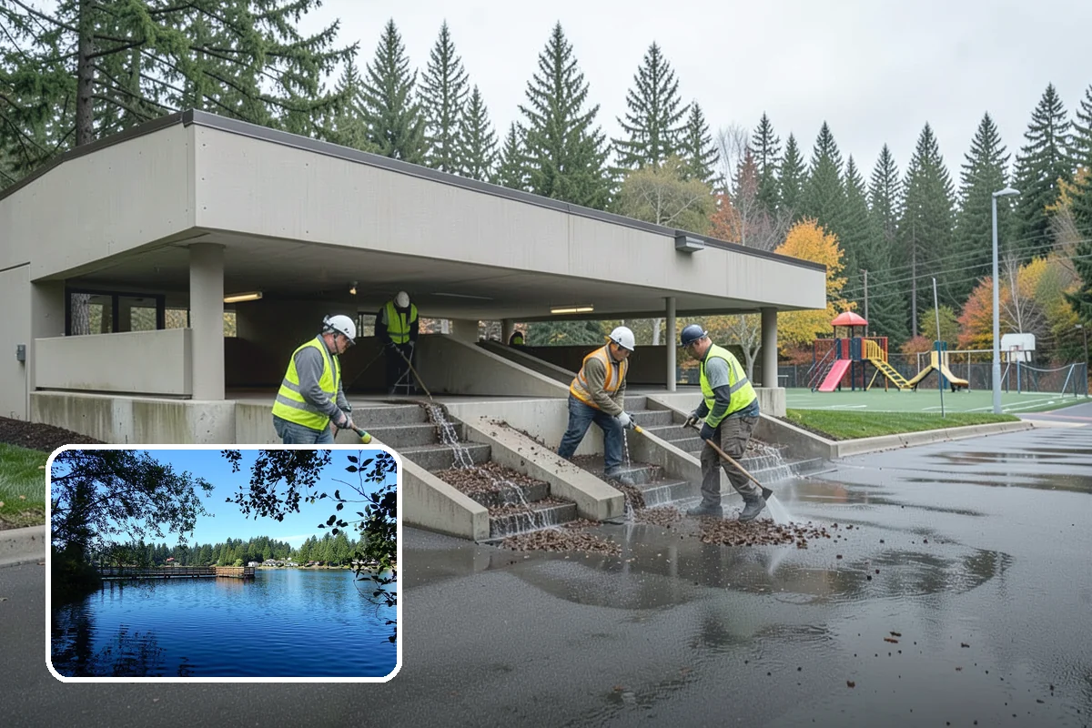 Interior Window Washing in Federal Way, King County, WA - Streak-free clarity on lobby and partition glass
