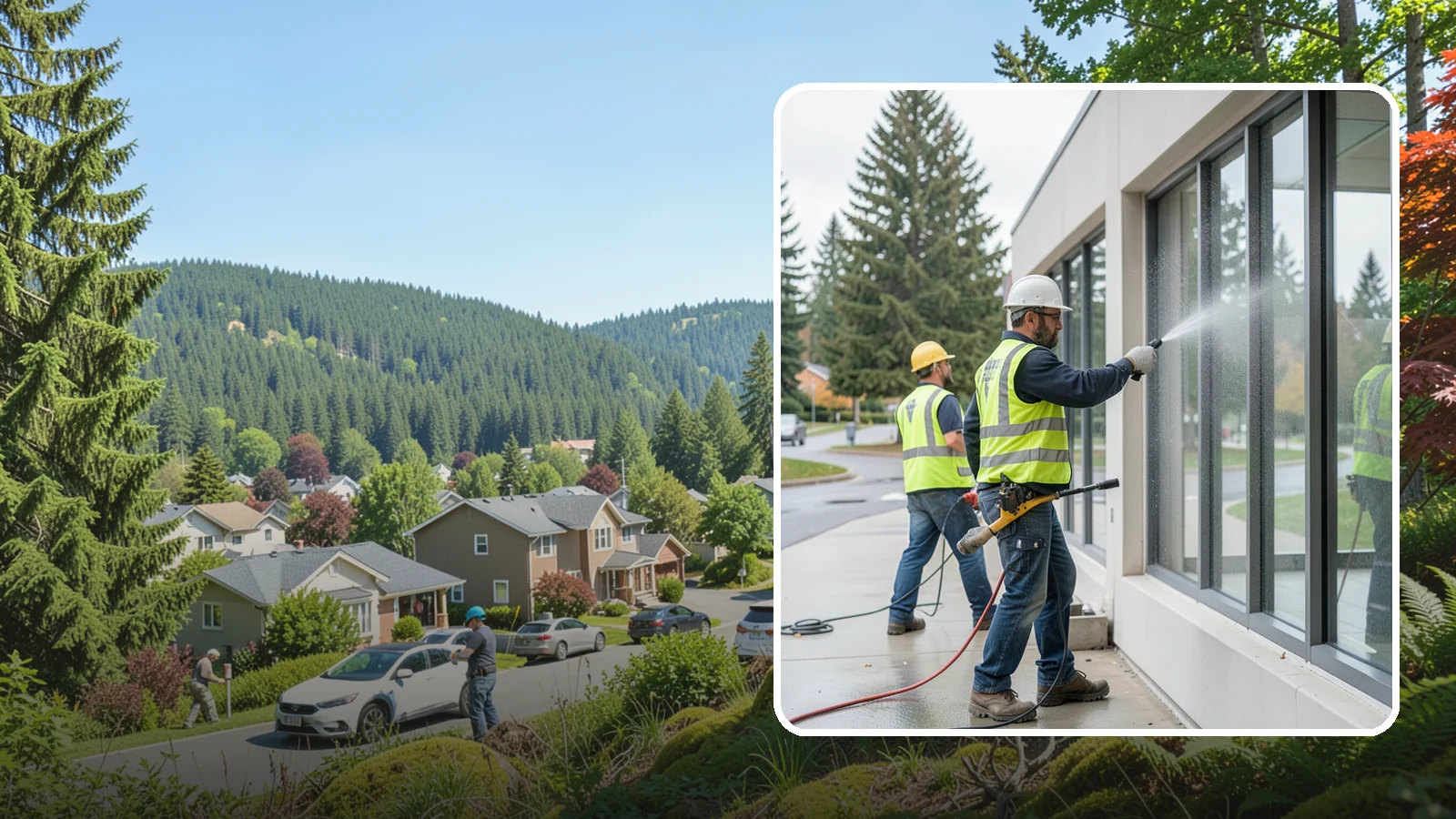 Interior Window Washing in Index, Snohomish County, WA - Streak-free interior glass keeps lobbies, offices, and partitions bright and professional for the public.