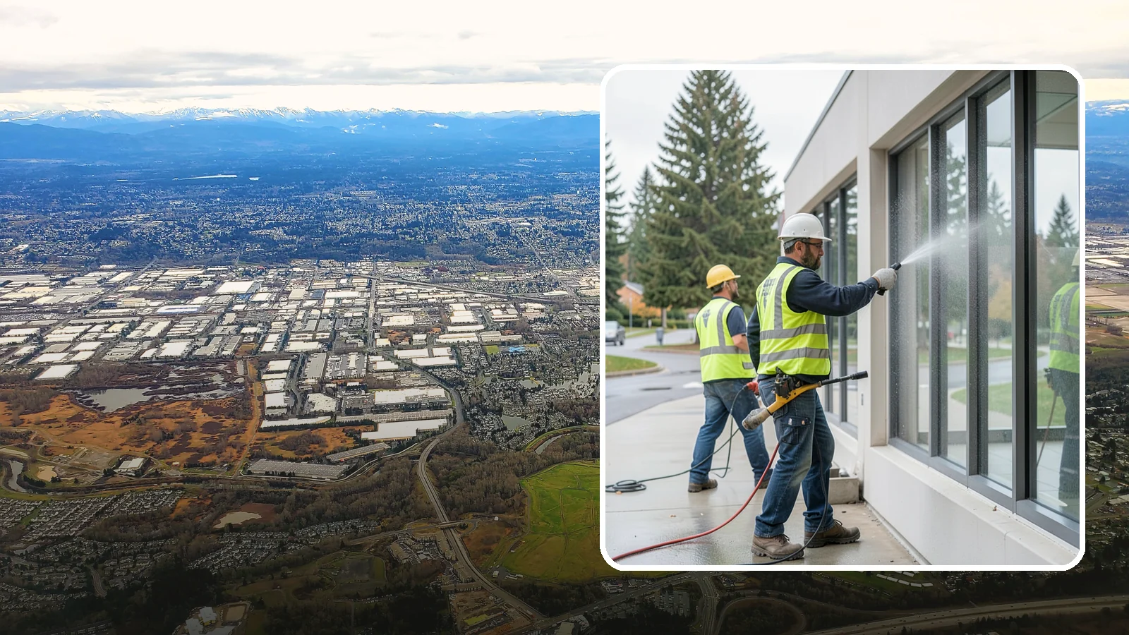 Interior Window Washing in Kent, King County, WA - Streak-free interior glass keeps lobbies, offices, and partitions bright and professional for the public.