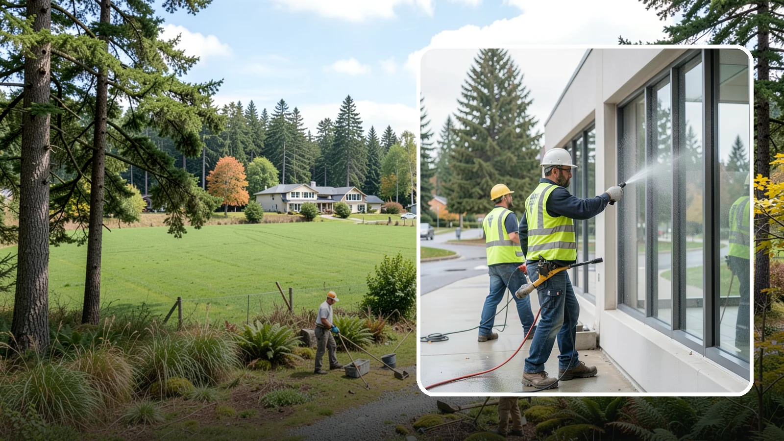 Interior Window Washing in Lyman, Skagit County, WA - Streak-free interior glass keeps lobbies, offices, and partitions bright and professional for the public.