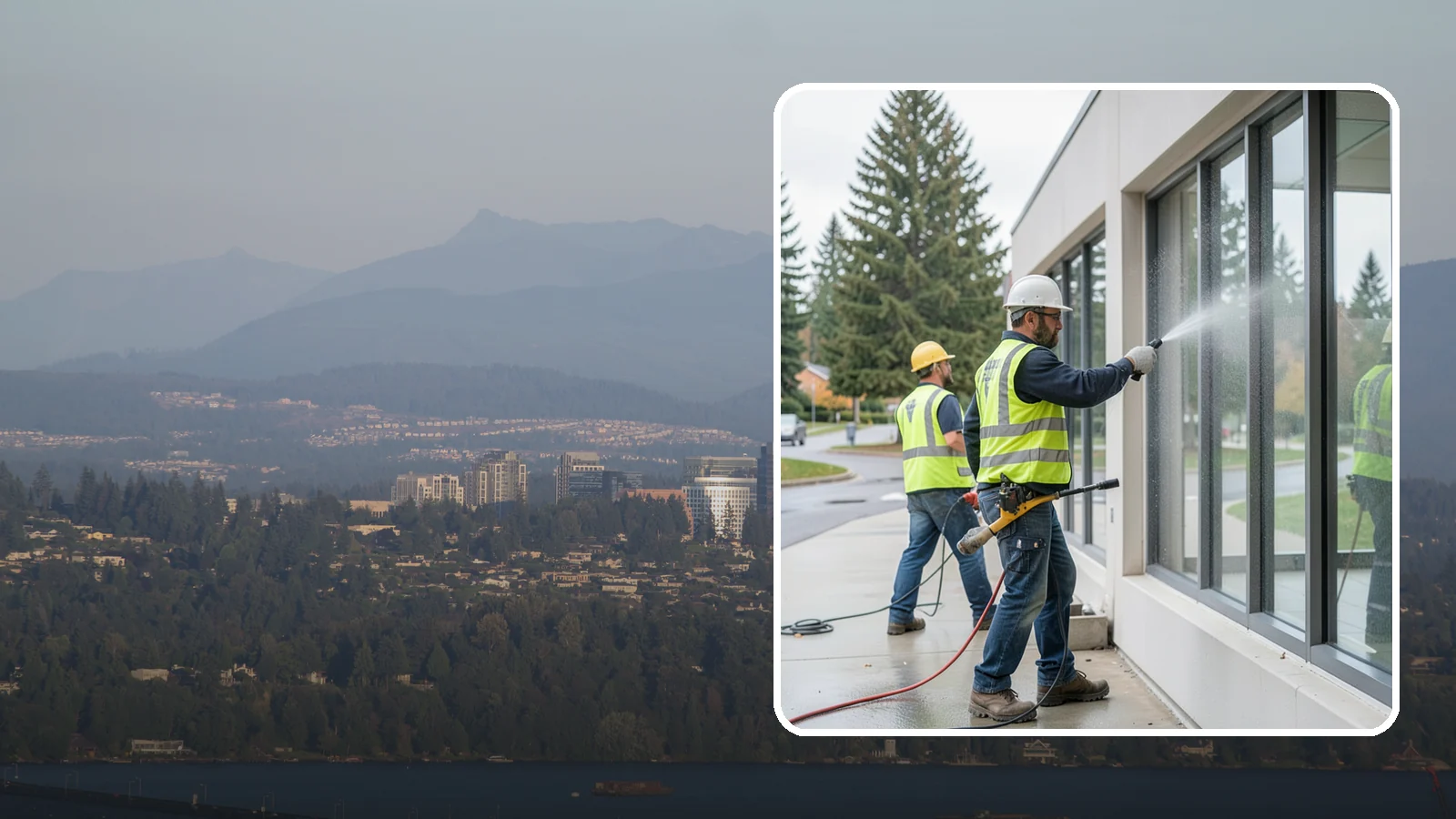 Interior Window Washing in Medina, King County, WA - Streak-free interior glass keeps lobbies, offices, and partitions bright and professional for the public.