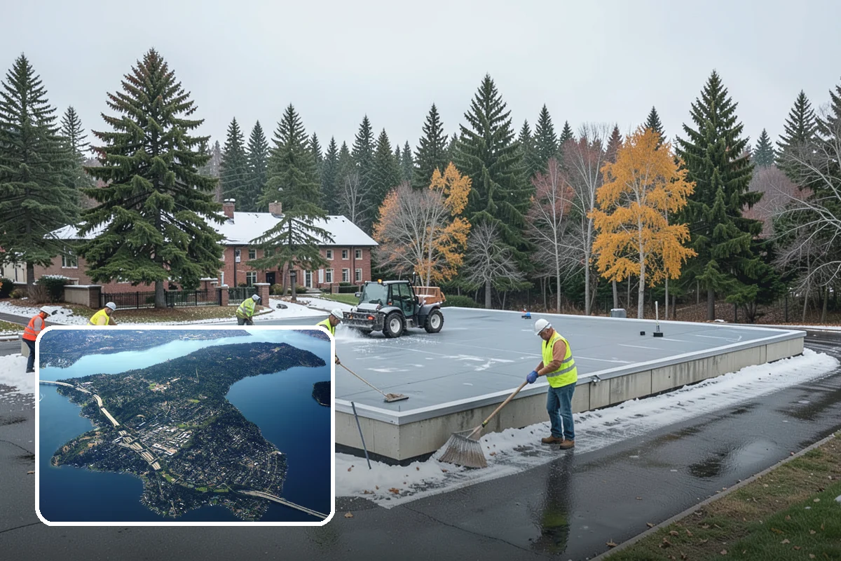 Interior Window Washing in Mercer Island, King County, WA - Streak-free clarity on lobby and partition glass