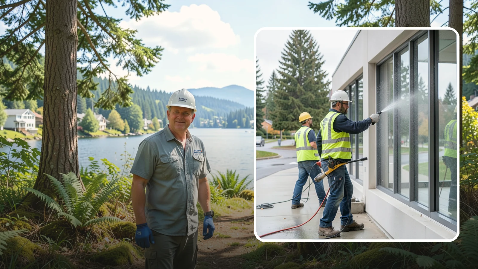Interior Window Washing in Milton, King County, WA - Streak-free interior glass keeps lobbies, offices, and partitions bright and professional for the public.