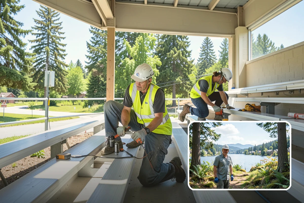 Interior Window Washing in Milton, King County, WA - Streak-free clarity on lobby and partition glass