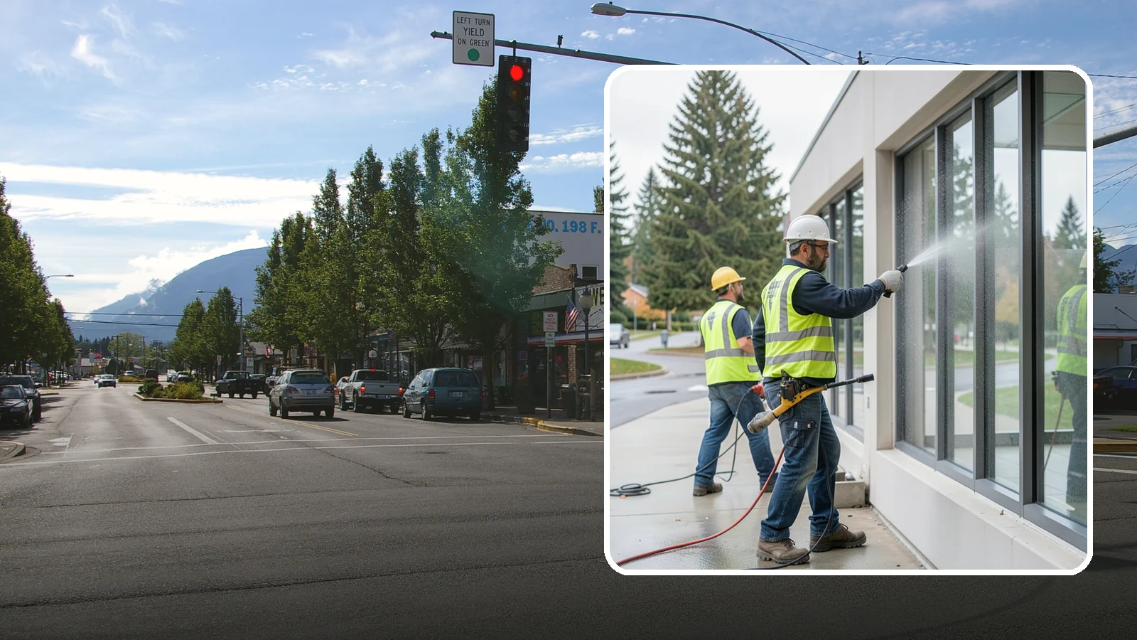 Interior Window Washing in North Bend, King County, WA - Streak-free interior glass keeps lobbies, offices, and partitions bright and professional for the public.
