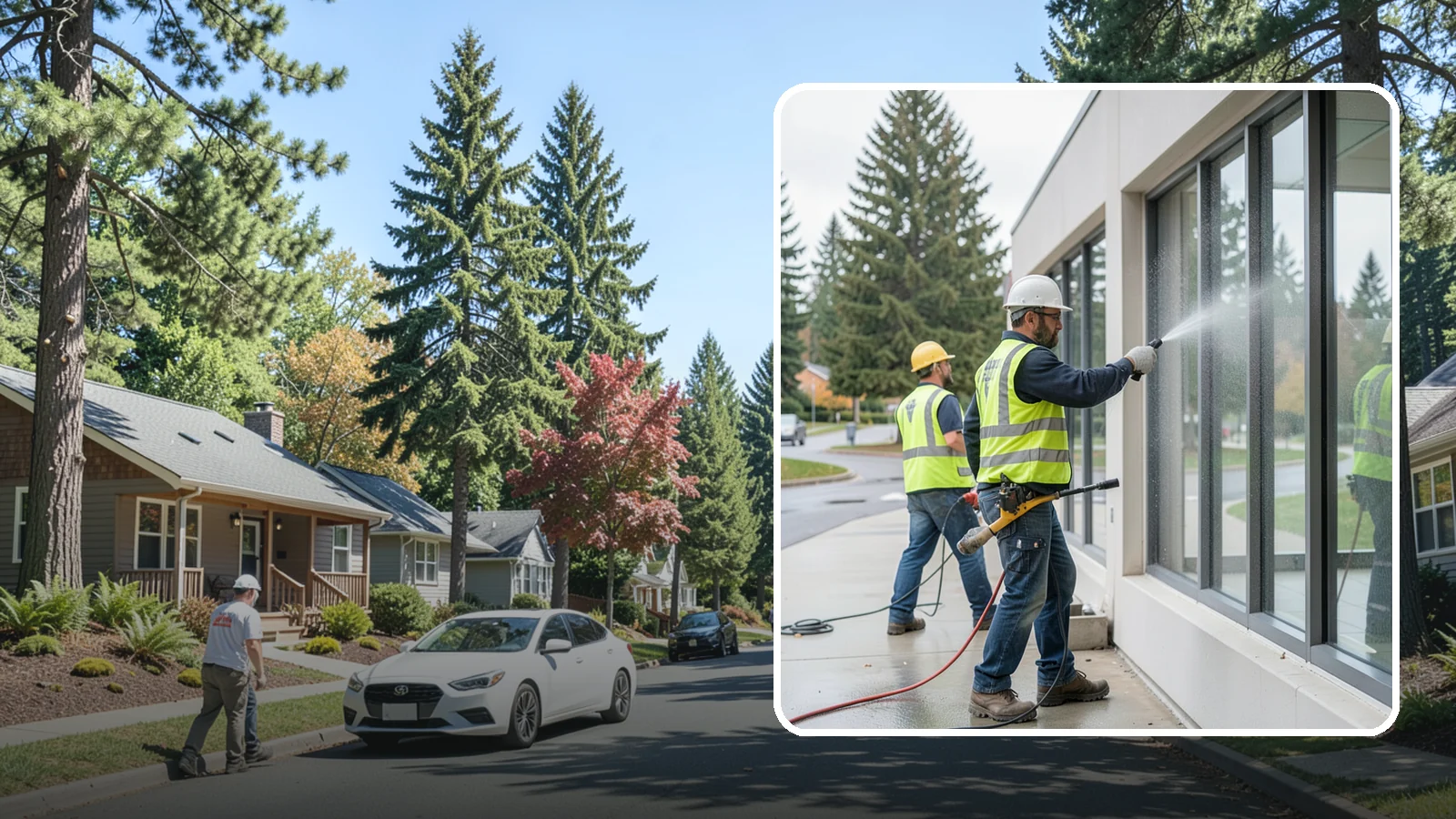 Interior Window Washing in Orting, Pierce County, WA - Streak-free interior glass keeps lobbies, offices, and partitions bright and professional for the public.