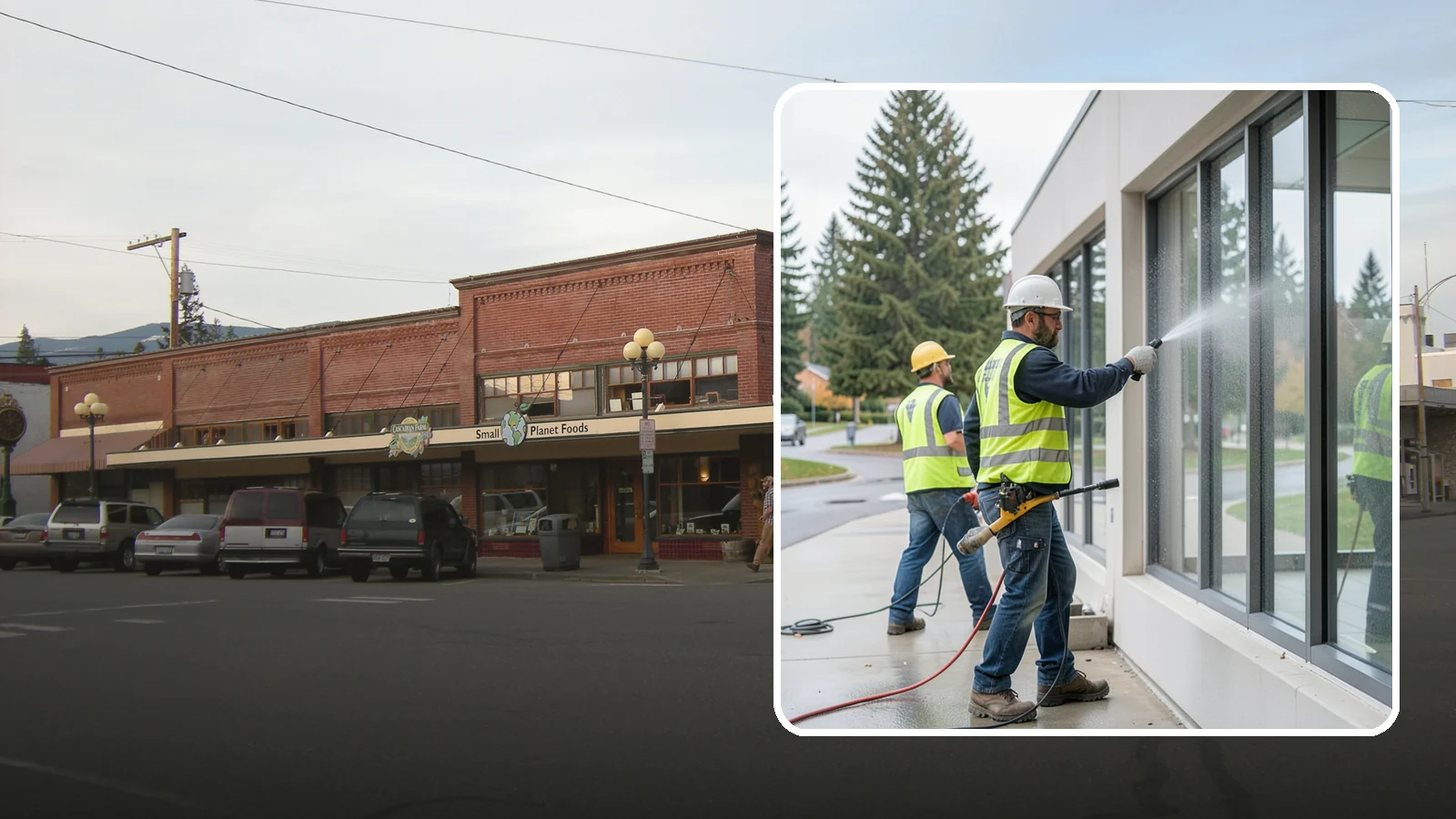 Interior Window Washing in Sedro-Woolley, Skagit County, WA - Streak-free interior glass keeps lobbies, offices, and partitions bright and professional for the public.