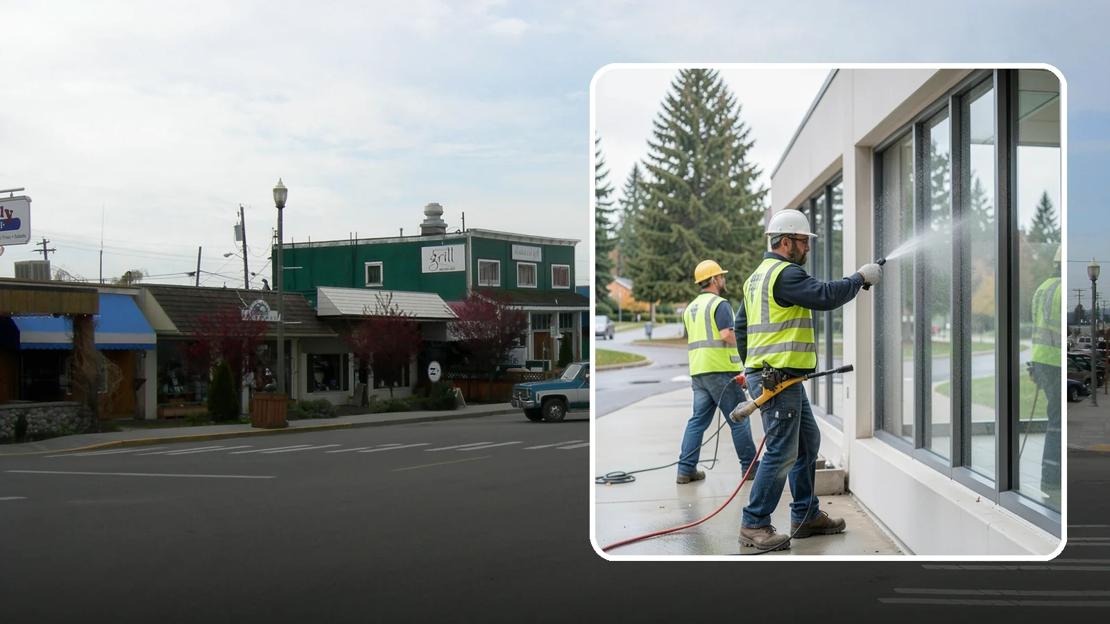 Interior Window Washing in Stanwood, Snohomish County, WA - Streak-free interior glass keeps lobbies, offices, and partitions bright and professional for the public.