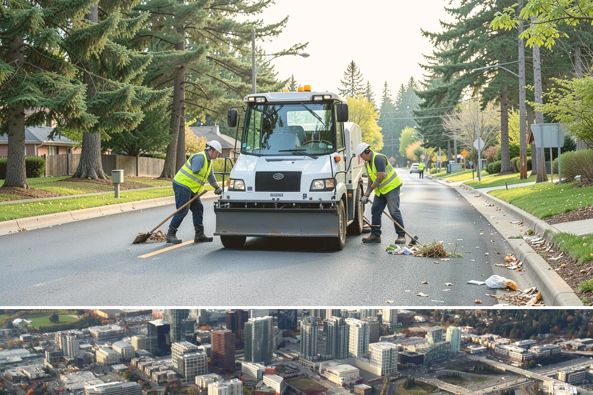 Interpretive Sign Installation in Bellevue, King County, WA - Interpretive sign installation runs year-round, with footing work scheduled around drier ground conditions when possible.