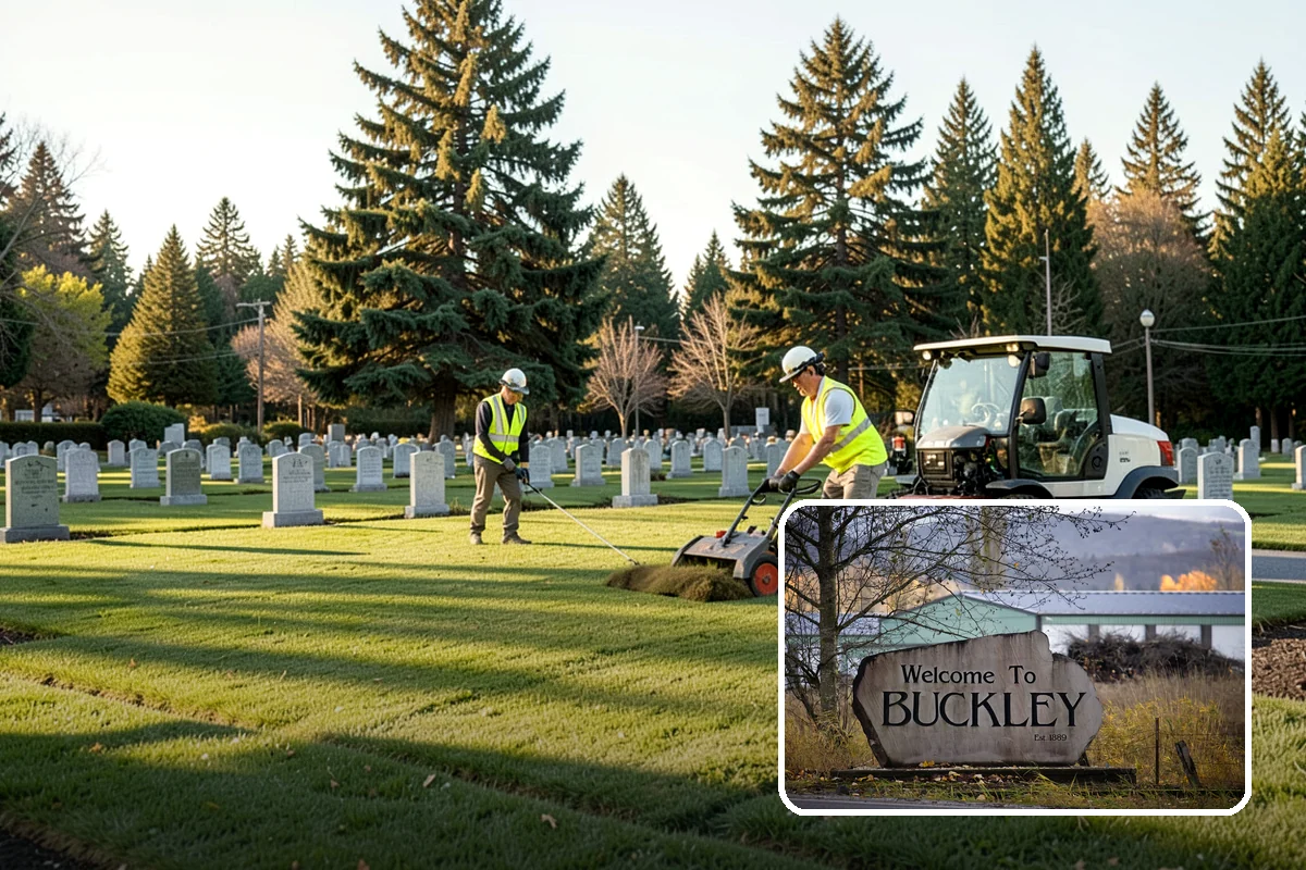 Interpretive Sign Installation in Buckley, Pierce County, WA - Presents durable, weather-resistant interpretive content
