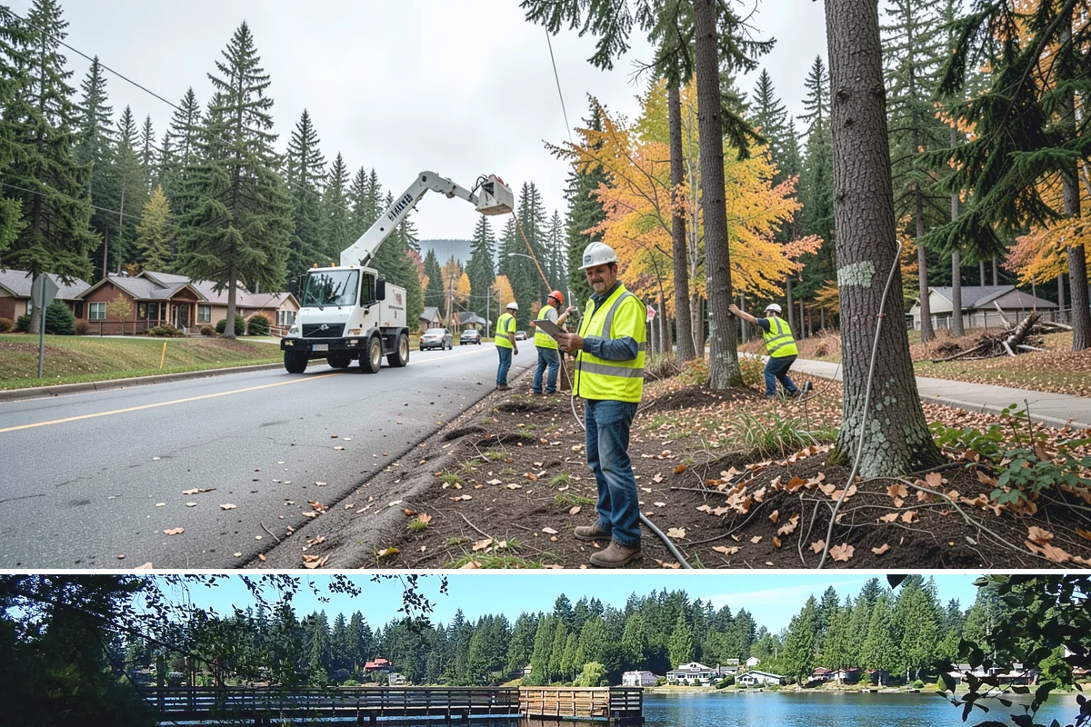 Interpretive Sign Installation in Federal Way, King County, WA - Interpretive sign installation runs year-round, with footing work scheduled around drier ground conditions when possible.