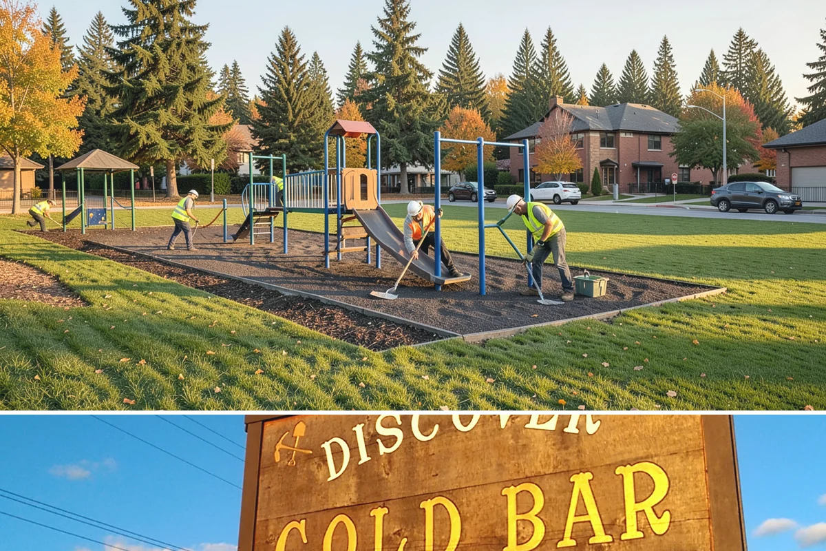 Interpretive Sign Installation in Gold Bar, Snohomish County, WA - Interpretive sign installation runs year-round, with footing work scheduled around drier ground conditions when possible.