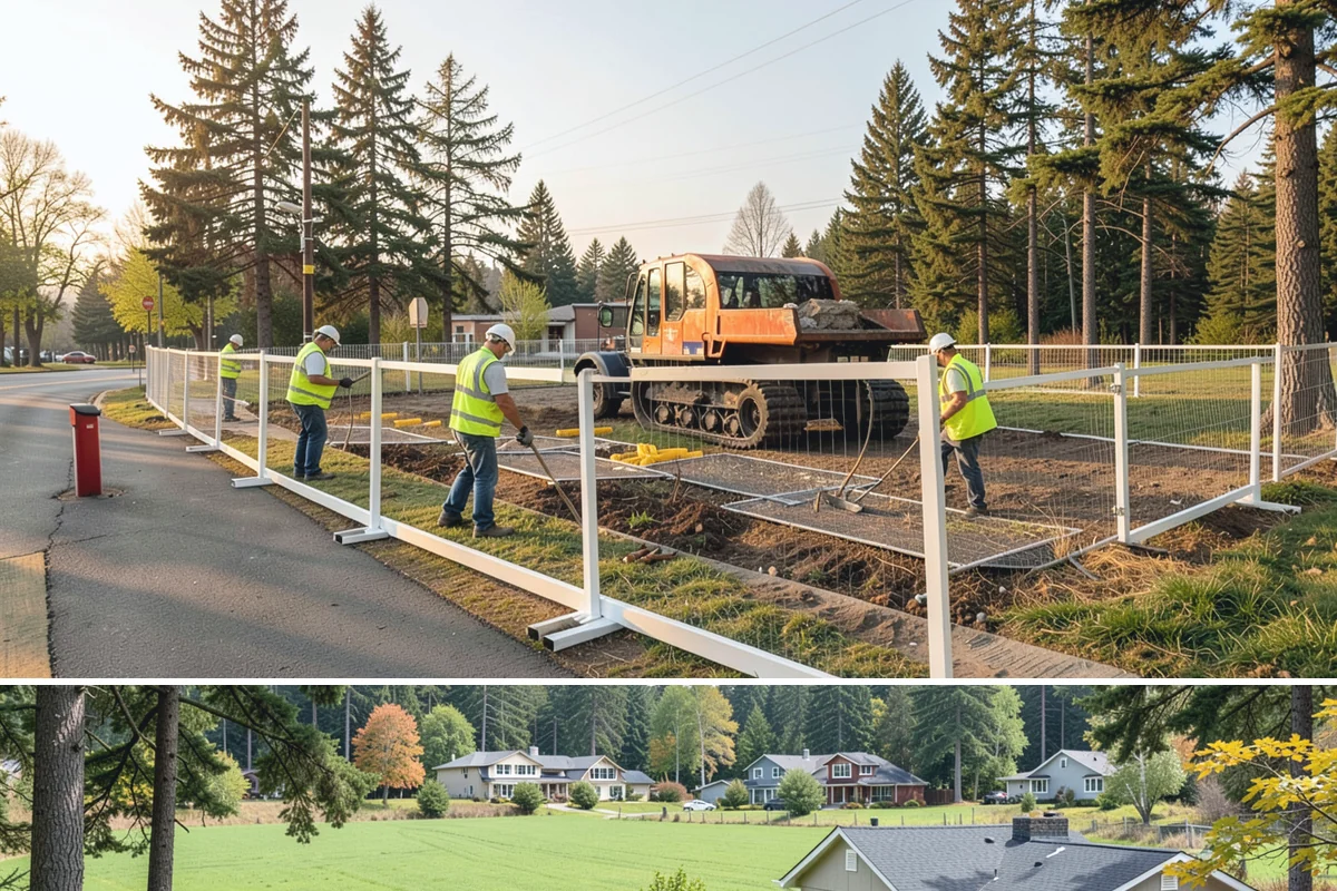 Interpretive Sign Installation in Lyman, Skagit County, WA - Interpretive sign installation runs year-round, with footing work scheduled around drier ground conditions when possible.