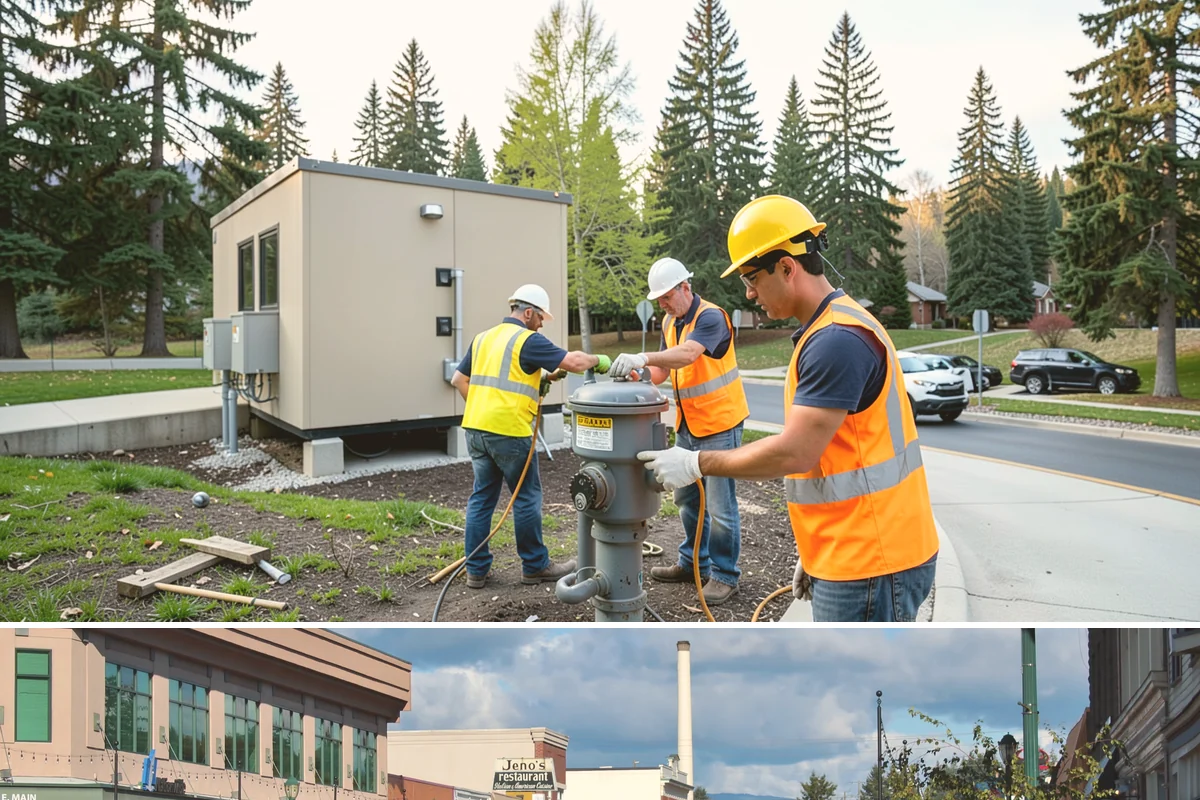 Interpretive Sign Installation in Monroe, Snohomish County, WA - Interpretive sign installation runs year-round, with footing work scheduled around drier ground conditions when possible.
