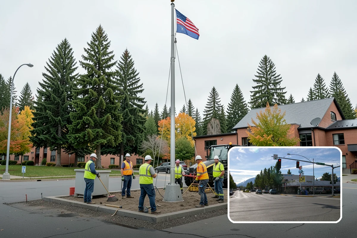Interpretive Sign Installation in North Bend, King County, WA - Presents durable, weather-resistant interpretive content
