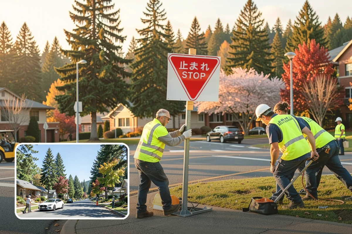 Interpretive Sign Installation in Orting, Pierce County, WA - Presents durable, weather-resistant interpretive content