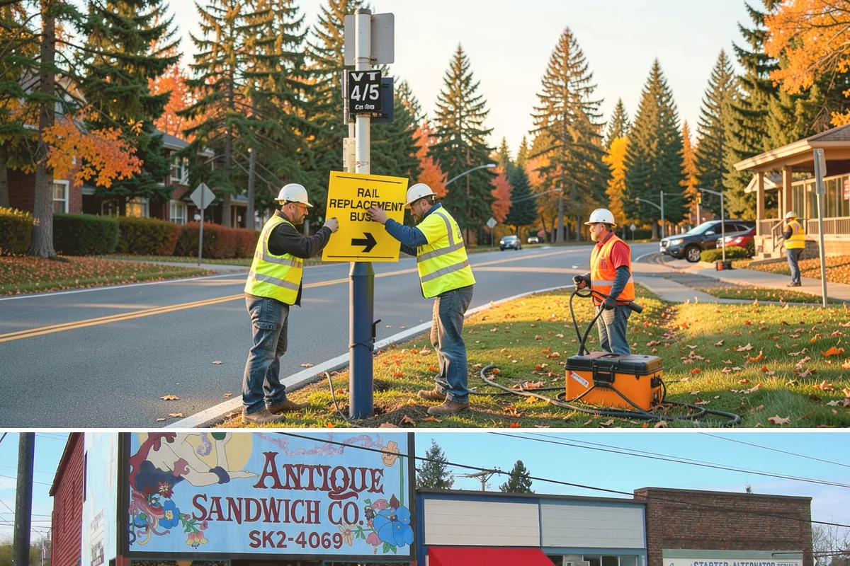 Interpretive Sign Installation in Ruston, Pierce County, WA - Interpretive sign installation runs year-round, with footing work scheduled around drier ground conditions when possible.