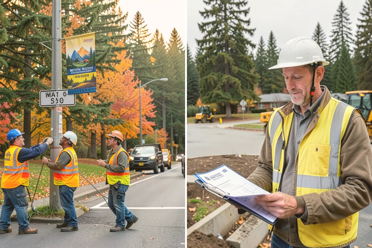 Interpretive Sign Installation in Stanwood, Snohomish County, WA - Confirm panel type, frame style, and placement with staff