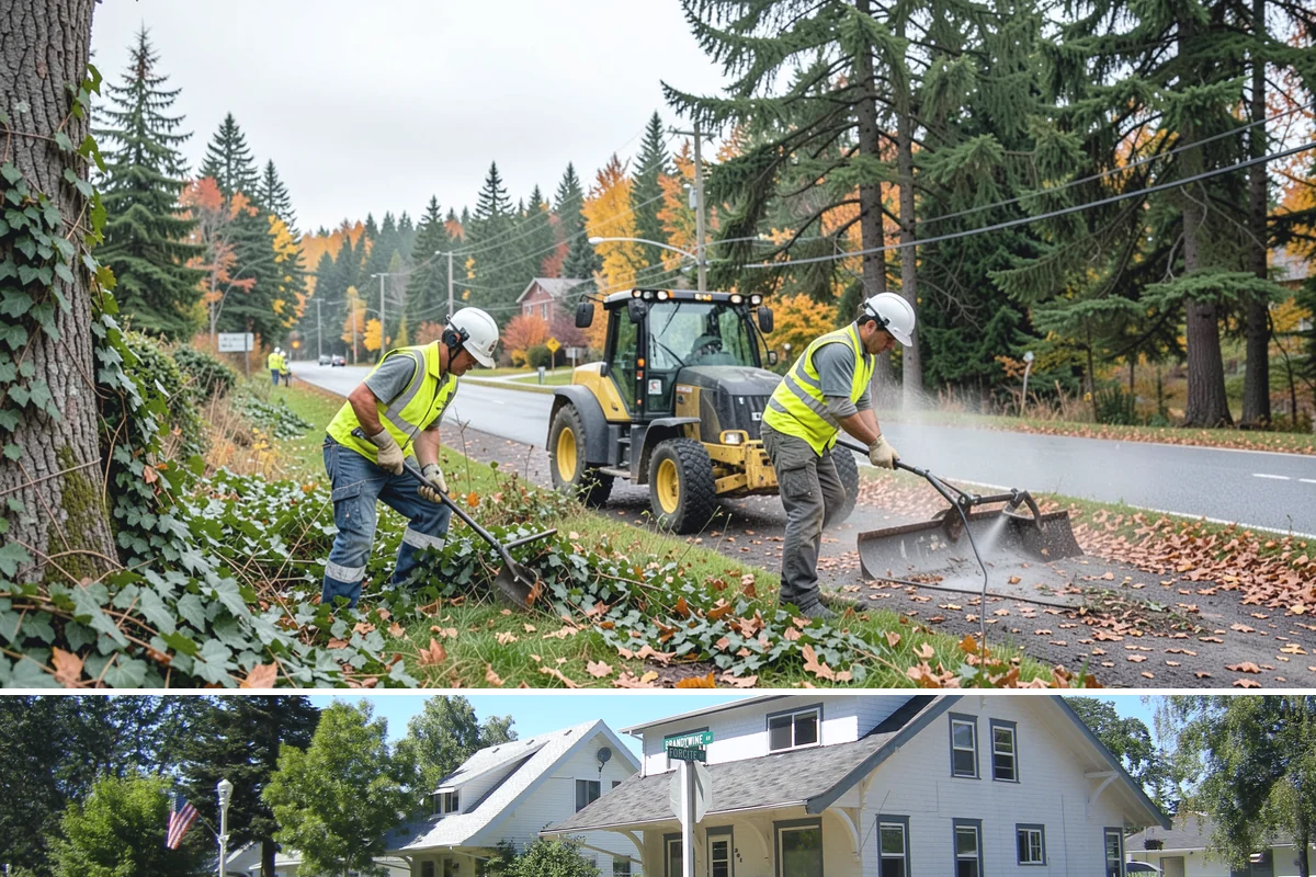 Invasive Species Control in DuPont, Pierce County, WA - Treatments are timed to each species' growth cycle, with many invasives best controlled in spring and early summer.