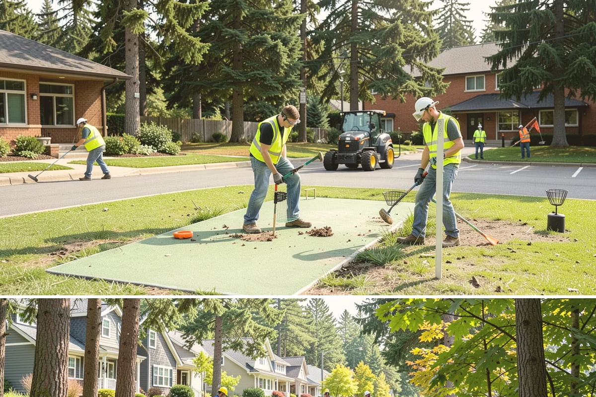 Invasive Species Control in Normandy Park, King County, WA - Treatments are timed to each species' growth cycle, with many invasives best controlled in spring and early summer.