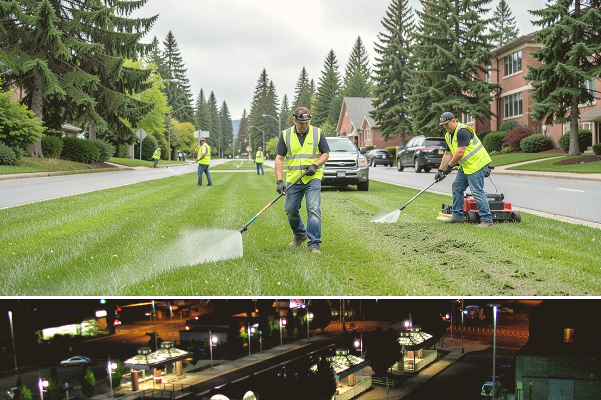 Invasive Vegetation Removal in Auburn, King County, WA - Timing is species-specific, with knotweed and blackberry treatments most effective in late summer and early fall and manual ivy...