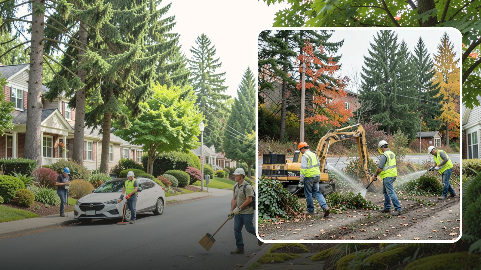 Invasive Vegetation Removal in Beaux Arts Village, King County, WA - Targeted removal and control of noxious and invasive plants such as ivy, knotweed, and blackberry from public natural areas.