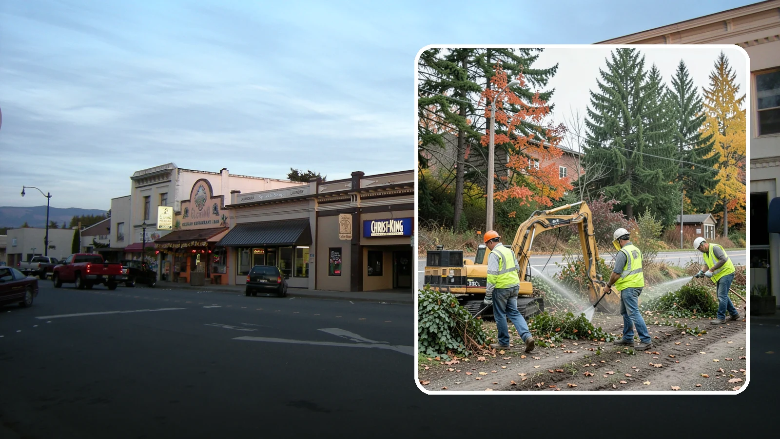 Invasive Vegetation Removal in Burlington, Skagit County, WA - Targeted removal and control of noxious and invasive plants such as ivy, knotweed, and blackberry from public natural areas.