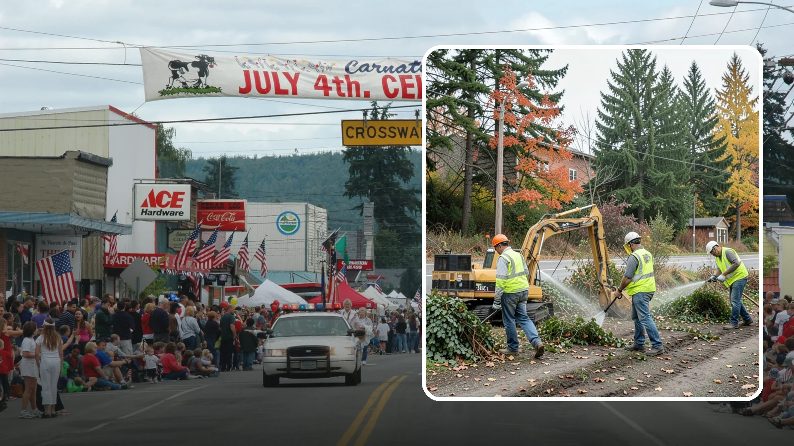Invasive Vegetation Removal in Carnation, King County, WA - Targeted removal and control of noxious and invasive plants such as ivy, knotweed, and blackberry from public natural areas.