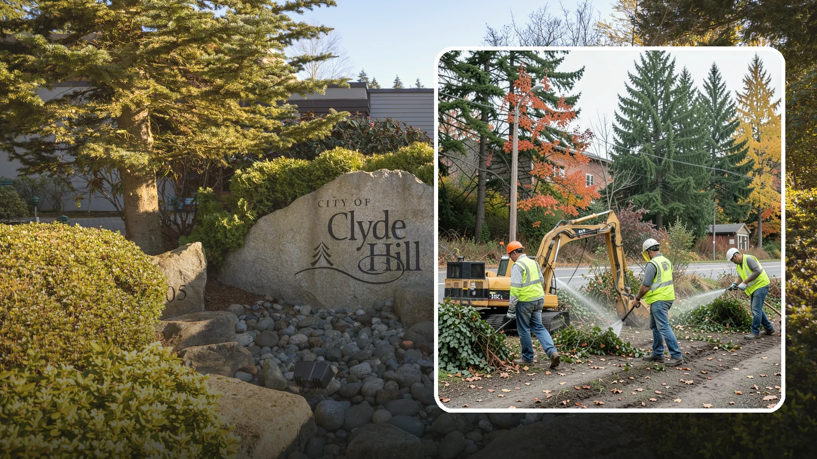 Invasive Vegetation Removal in Clyde Hill, King County, WA - Targeted removal and control of noxious and invasive plants such as ivy, knotweed, and blackberry from public natural areas.