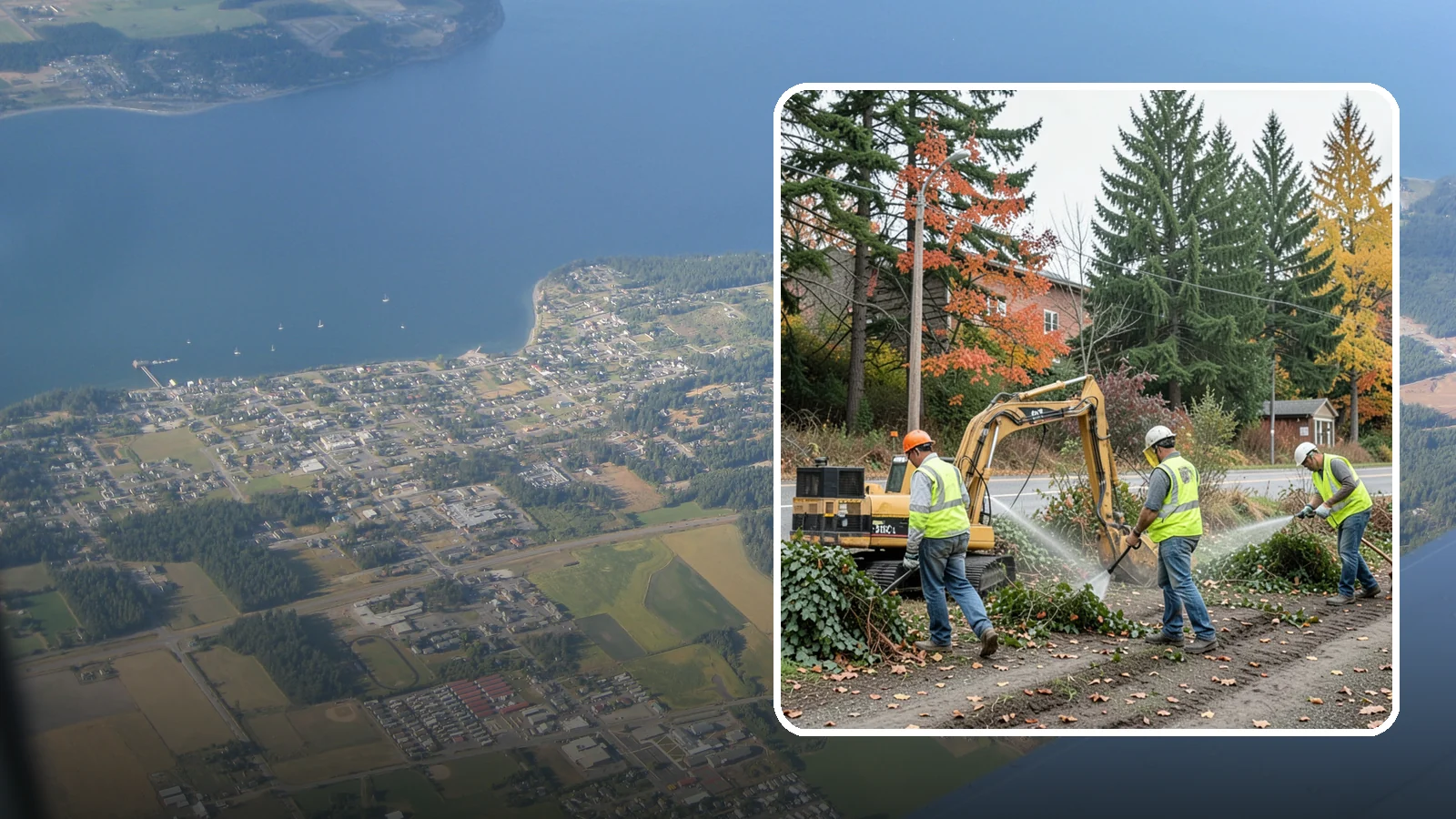Invasive Vegetation Removal in Coupeville, Island County, WA - Targeted removal and control of noxious and invasive plants such as ivy, knotweed, and blackberry from public natural areas.