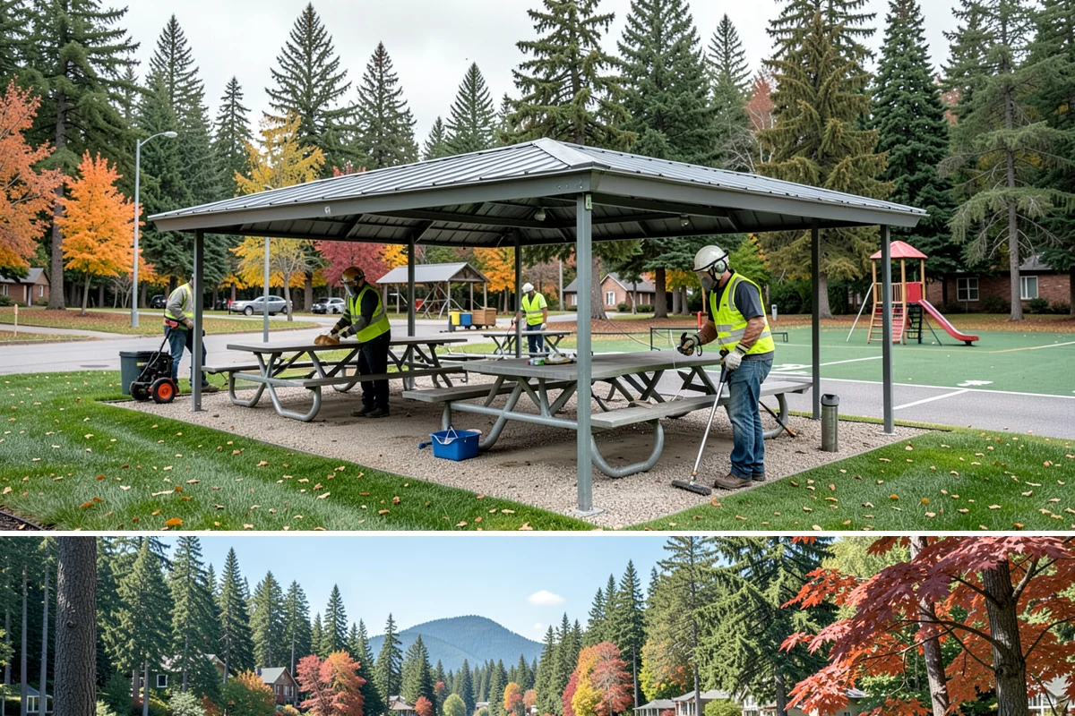 Invasive Vegetation Removal in Covington, King County, WA - Timing is species-specific, with knotweed and blackberry treatments most effective in late summer and early fall and manual ivy...