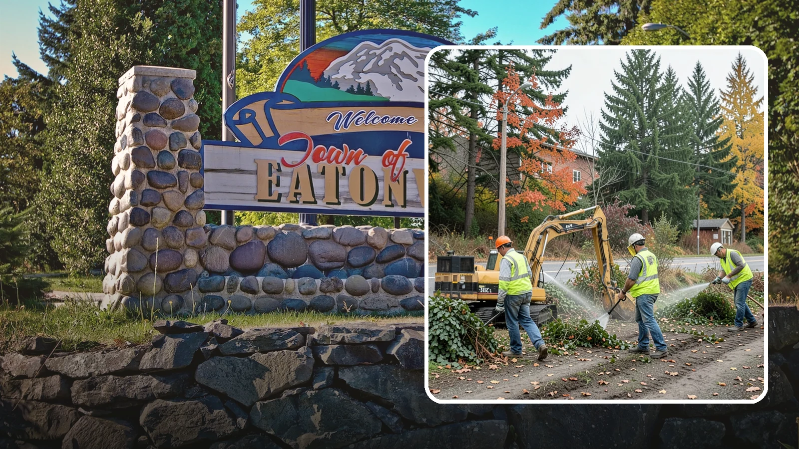 Invasive Vegetation Removal in Eatonville, Pierce County, WA - Targeted removal and control of noxious and invasive plants such as ivy, knotweed, and blackberry from public natural areas.