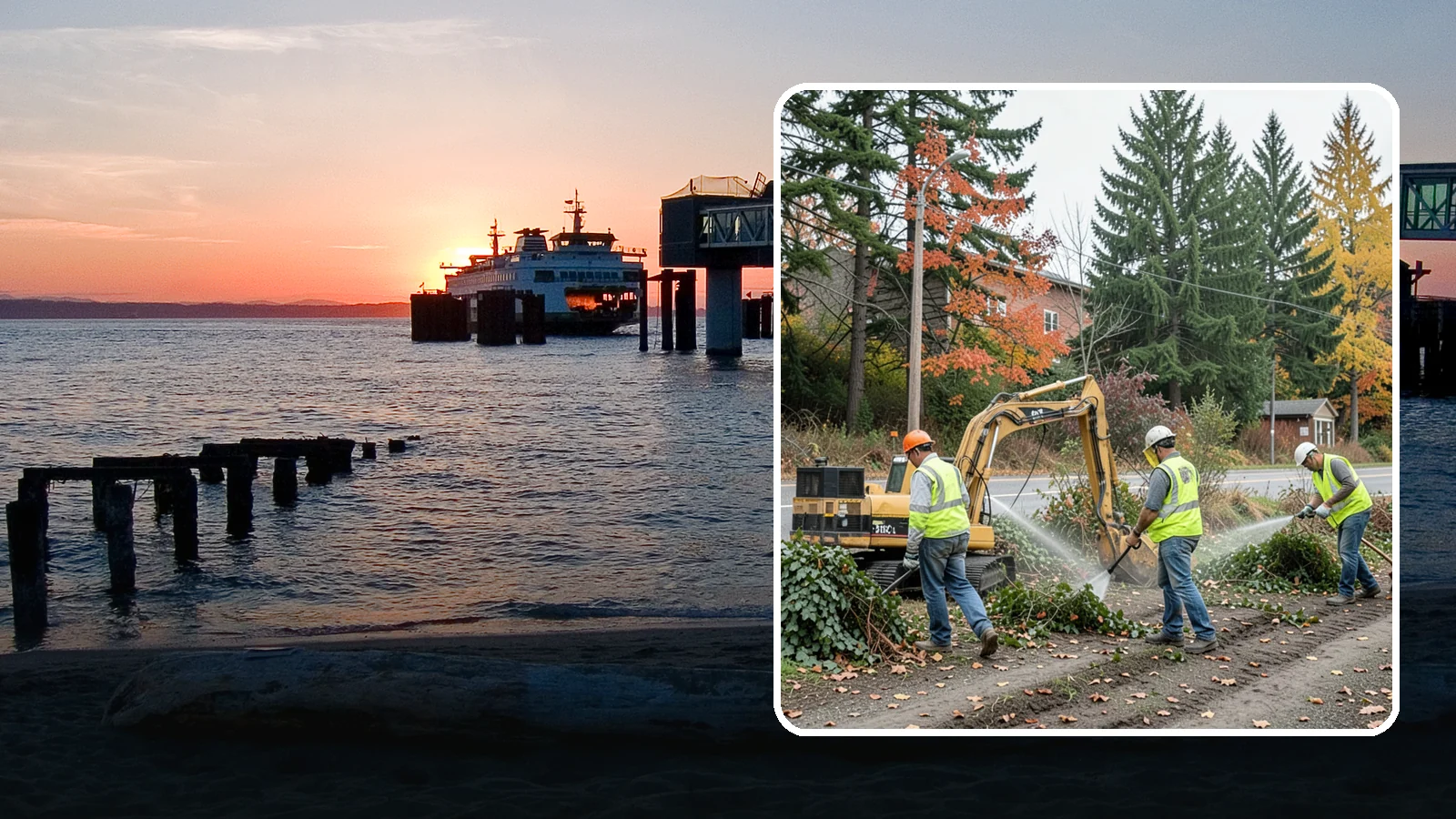 Invasive Vegetation Removal in Edmonds, Snohomish County, WA - Targeted removal and control of noxious and invasive plants such as ivy, knotweed, and blackberry from public natural areas.