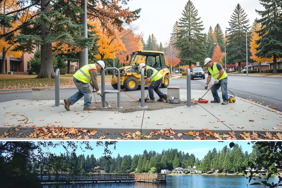 Invasive Vegetation Removal in Federal Way, King County, WA - Timing is species-specific, with knotweed and blackberry treatments most effective in late summer and early fall and manual ivy...