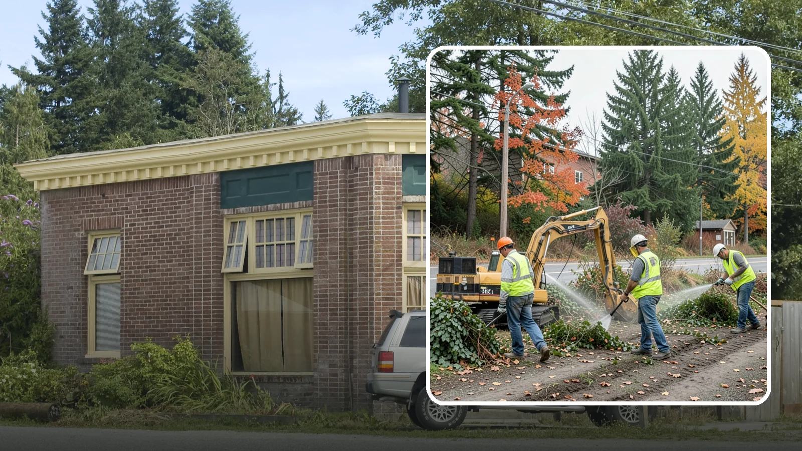 Invasive Vegetation Removal in Hamilton, Skagit County, WA - Targeted removal and control of noxious and invasive plants such as ivy, knotweed, and blackberry from public natural areas.
