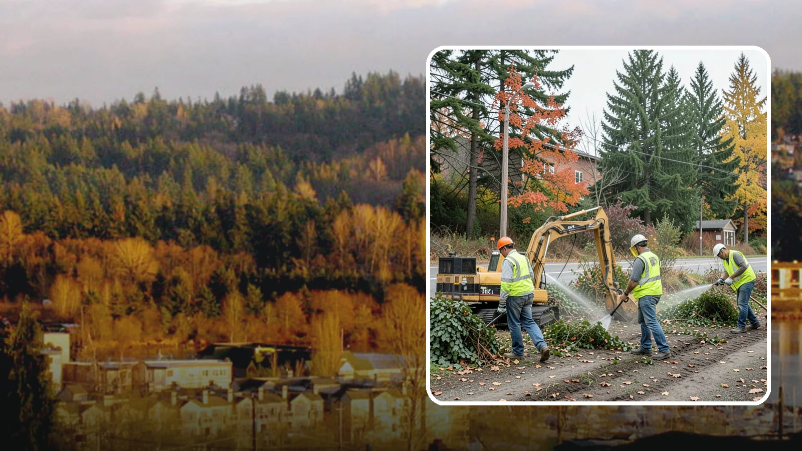 Invasive Vegetation Removal in Kenmore, King County, WA - Targeted removal and control of noxious and invasive plants such as ivy, knotweed, and blackberry from public natural areas.